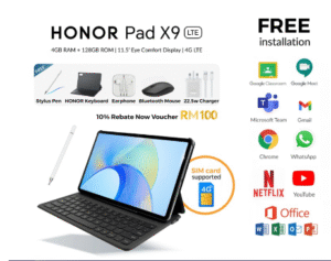 HONOR Pad 9  8GB RAM + 256GB ROM Original